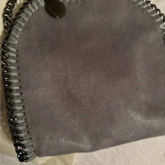 Stella Mccartney Falabella Mini Gray bag metallic chain - Picture 3 of 4